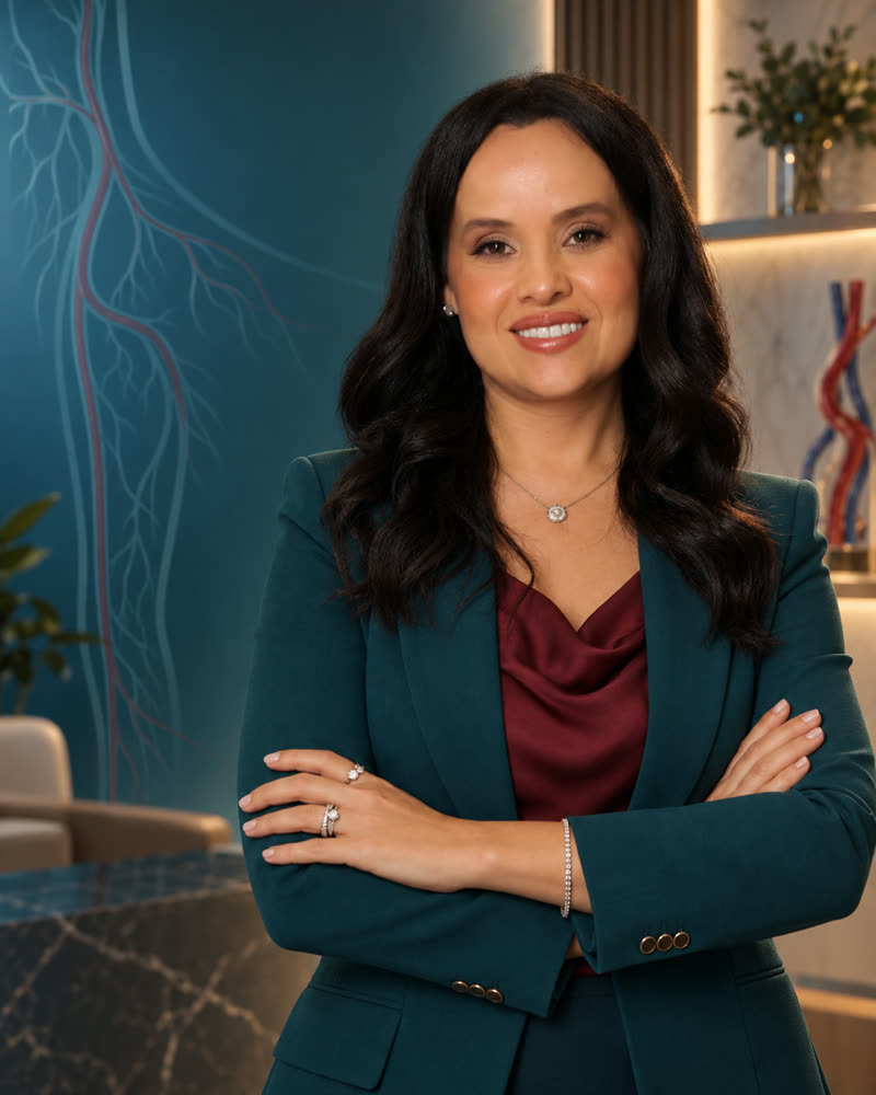 Dra. Camila Caetano, cirurgiã vascular